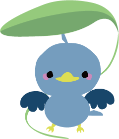 フッターの鳥