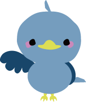 お問い合わせ鳥
